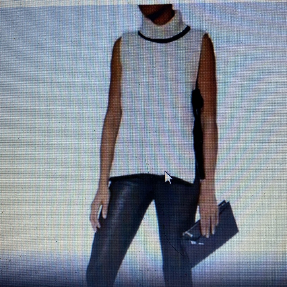 NWOT Intermix  sleeveless  Turtleneck Sweater -